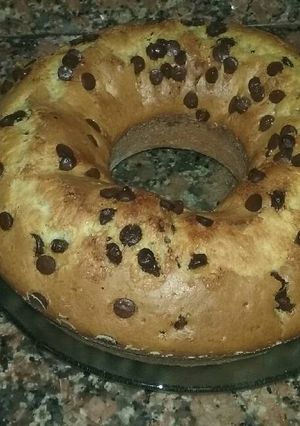 Una foto de Budín de chip de chocolate