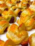 Petite Chocolate & Peanut Butter Croissants