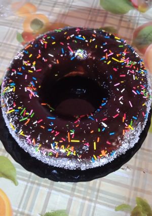 صورة لوصفة موسكوتشو بصوص شوكولاته 😋😋 بنة وخفّة 🍩🍩🍩🍩🍩
