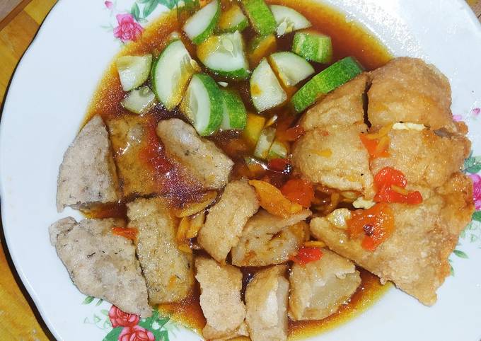 Resep Pempek Ikan campur Dos, Lezat