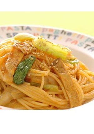 A picture of Sesame Flavored Chinese Spaghetti Napolitan.