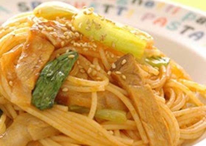 Sesame Flavored Chinese Spaghetti Napolitan