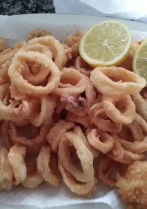 Foto di Frittura di calamari e baccalà in pastella