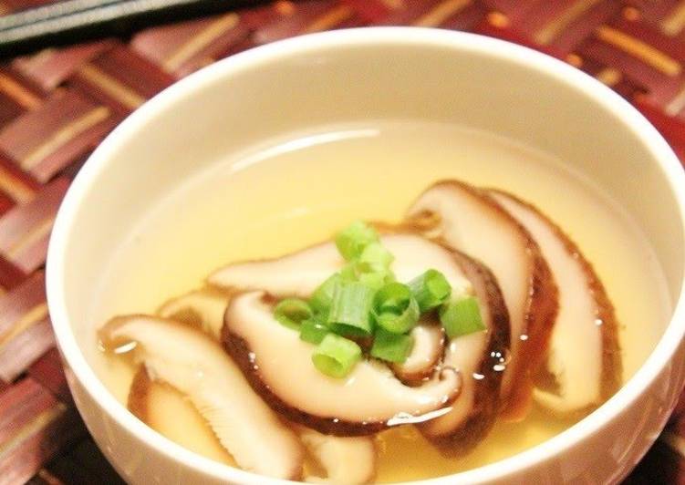 Wednesday Fresh Ultra-simple Dried Shiitake Mushroom Soup