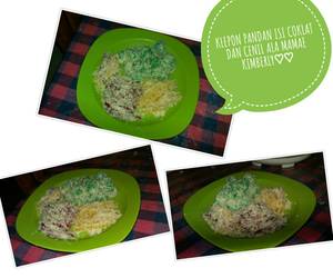 Cara Memasak Cepat Klepon Isi Coklat Lumer dan Cenil Ulat Gurih Mantul