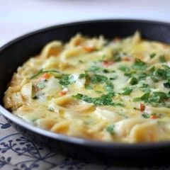 A picture of Cheese Frittata ♪ From Leftover Pasta.