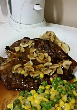 A picture of Mushroom sauce.