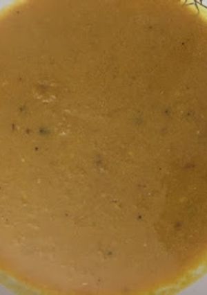 Una foto de Sopa crema de zapallo