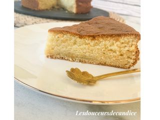 Gâteau moelleux à la crème fraîche liquide