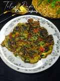 Telur Dadar Daun Singkong