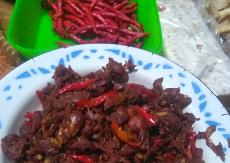 Cara Gampang Menyiapkan Tumis gudeg pedas, Enak Banget