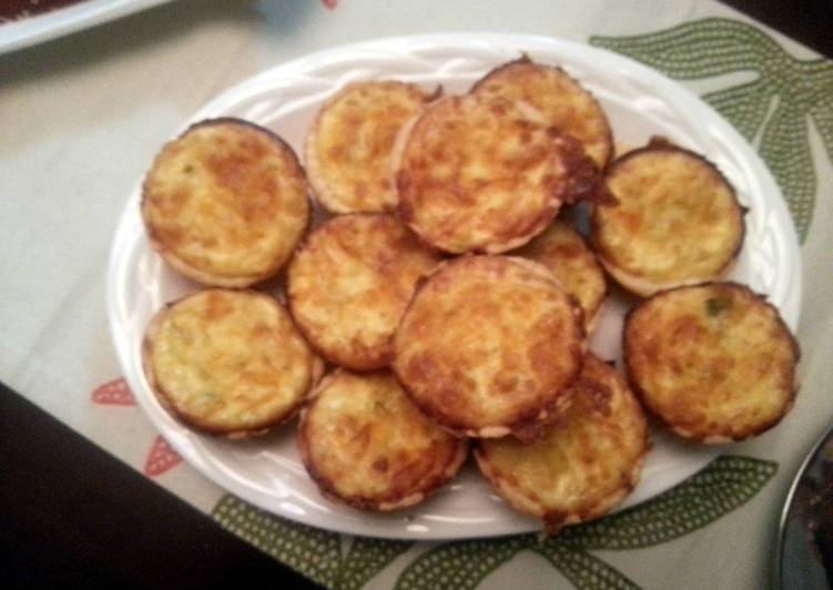 Recipe of Speedy Mini Quiche - ackee - spinach - bacon etc