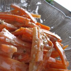 A picture of Just Mix and Microwave! Easy Sesame Mayo Carrots.