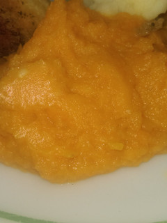 A picture of Mandys carrot and parsnip mash.