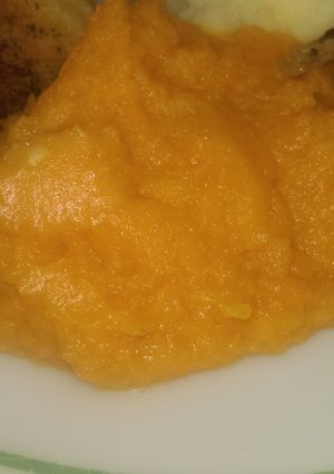 A picture of Mandys carrot and parsnip mash.