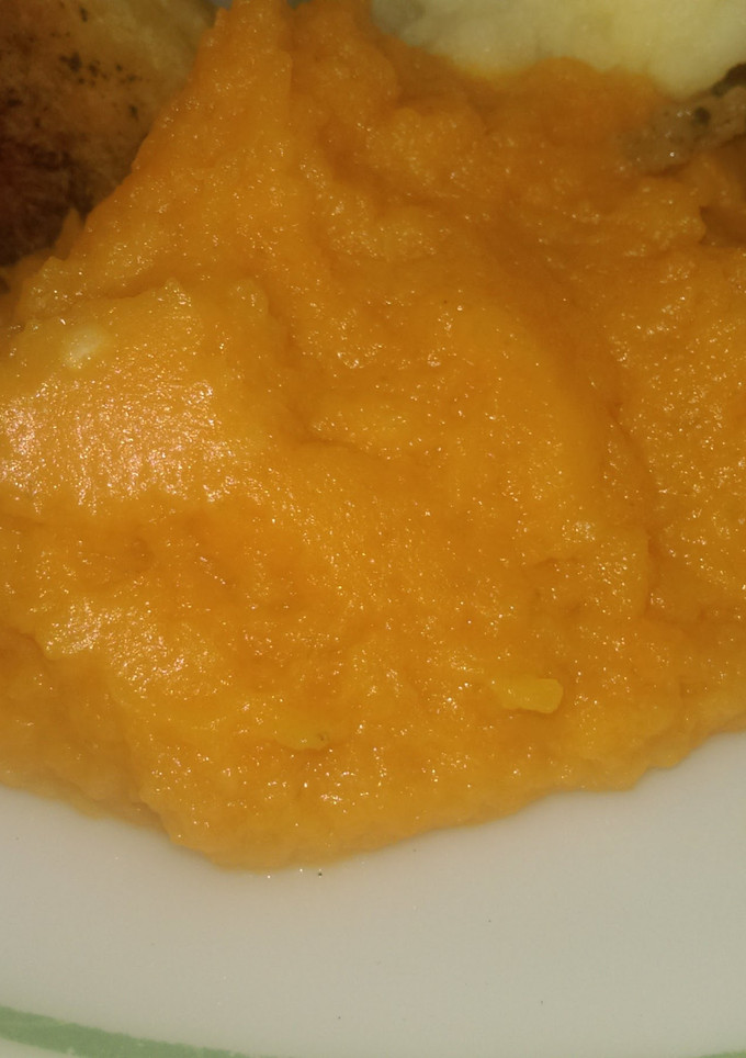 A picture of Mandys carrot and parsnip mash.