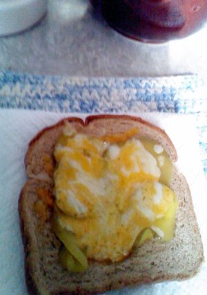 A picture of Pickle Cheese Bread.
