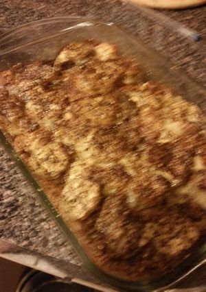 A picture of Banana Bread Pudding.