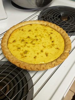 A picture of Key lime pie.