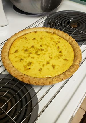 A picture of Key lime pie.