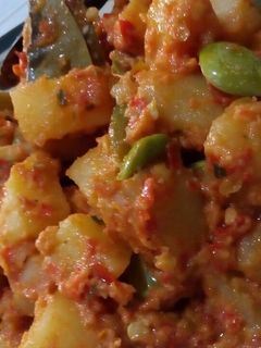 Foto resep Kentang Balado Vegetarian