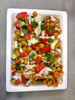 A picture of Chickpea salad.
