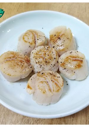 香煎北海道大干貝 的食譜成品照片