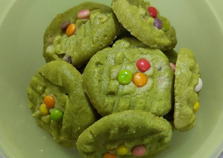 Green Tea White Chocholate Cookies