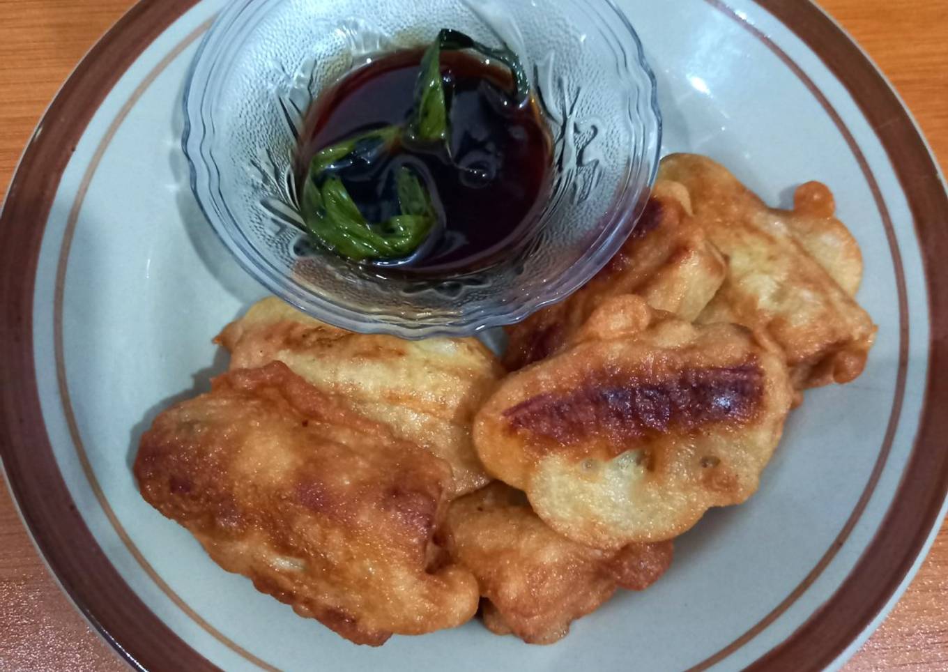 Pisang Goreng Legit (saus gula merah)