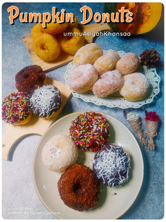Foto resep Donat labu kuning (pumpkin donuts)