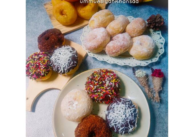 Anti Ribet, Memasak Donat labu kuning (pumpkin donuts) Enak