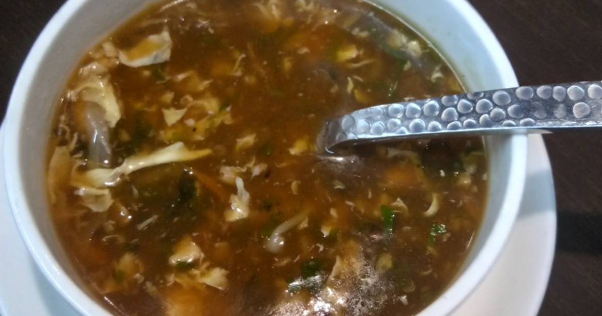 Chicken Hot and Sour Soup Recipe by Rajni Saini Cookpad