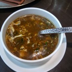 A picture of Chicken Hot and Sour Soup.