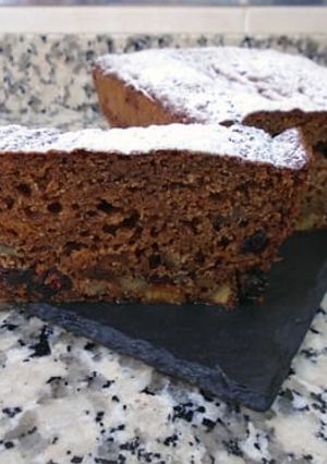 Una foto de Last minute Christmas loaf cake o bizcocho de última hora de Navidad