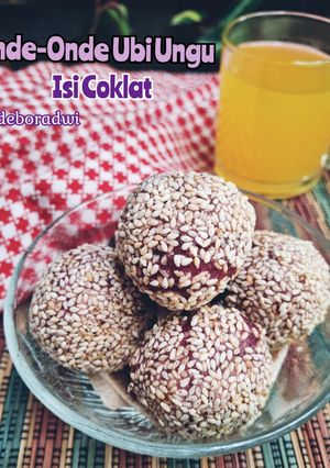 Foto resep Onde Onde Ubi Ungu Isi Coklat