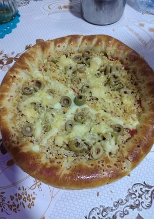 صورة لوصفة بيتزا