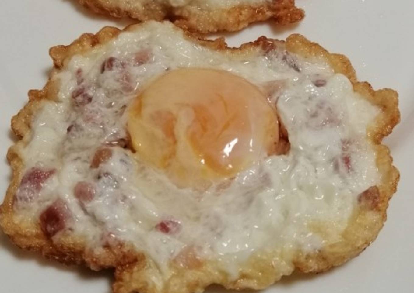 Huevos fritos con jamón