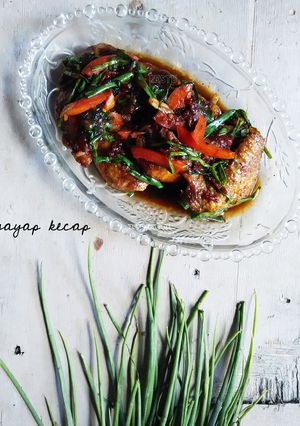 Foto resep Sayap Ayam Masak Kecap