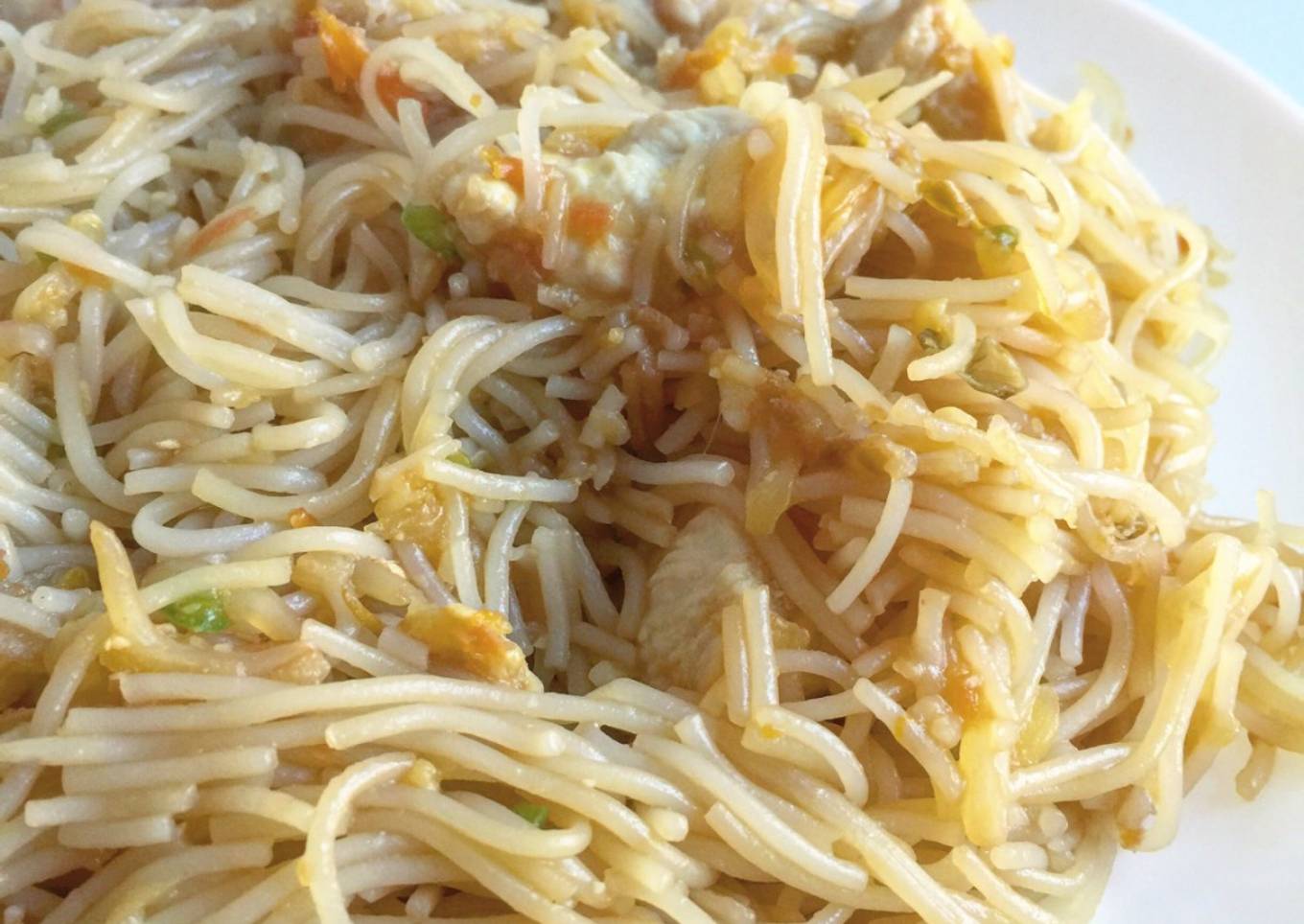 Fideos orientales con soja