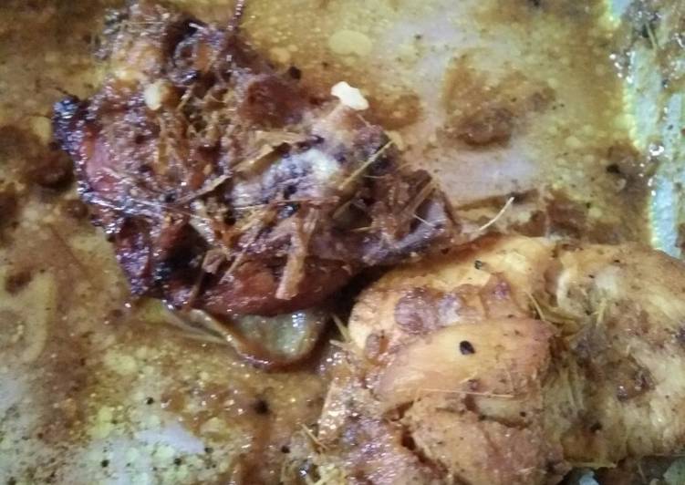 Langkah Langkah Memasak Ayam Bakar Bidan Terjun yang Lezat