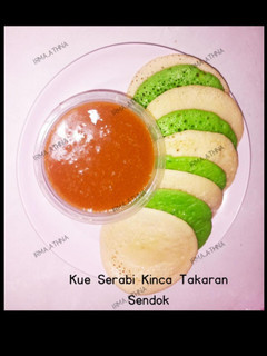 Foto resep Kue Serabi Kinca Takaran Sendok