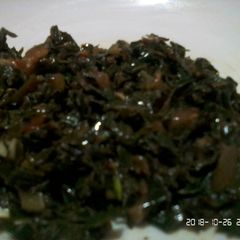 A picture of Sukuma wiki recipe.