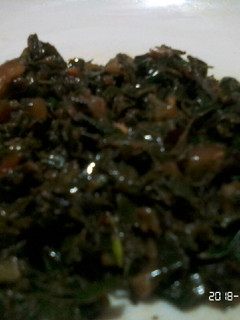 A picture of Sukuma wiki recipe.