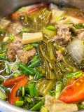 Canh Bò Nấu Dưa Cải Chua
