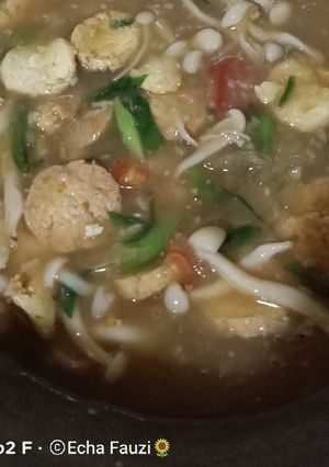 Foto resep Jamur shimeiji Dan tofu udang