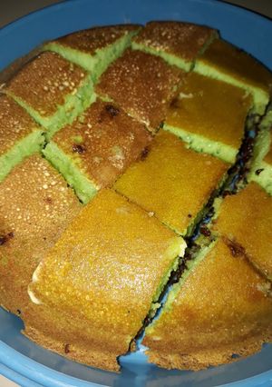 Foto resep Martabak manis pandan coklat keju