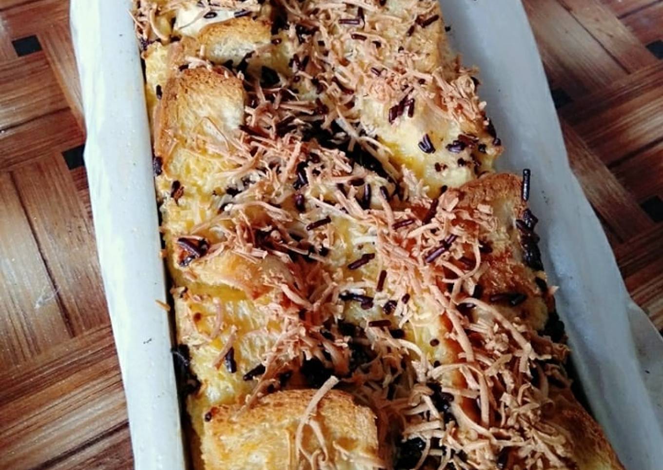 Pan Panggang Roti Langkah Mudah untuk Membuat Pudding Roti panggang, Bikin Ngiler - Resep ...
