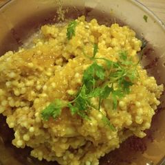 SABUDANA UPMA without onion A picture of SABUDANA UPMA without onion.