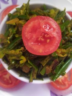 A picture of இலங்கை பீன்ஸ் கறி.