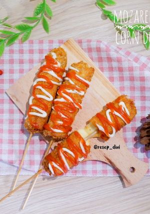Foto resep 050. Simple Mozarella Corn Dog